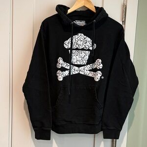 Johnny Cupcakes Ghost Hoodie - EUC - Small - Halloween